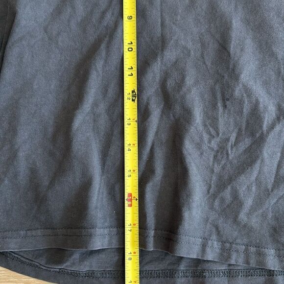 Ethos Encinitas California San Diego Cropped shirt Women’s Gray Large - Picture 2 of 8